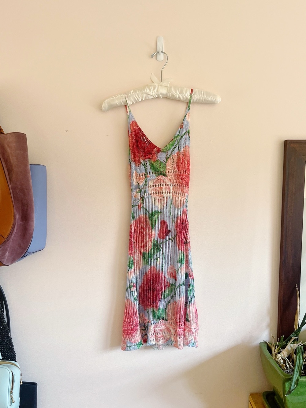 Loewe x Paula’s Ibiza Rose Knit Dress XS - Picture 2 of 9
